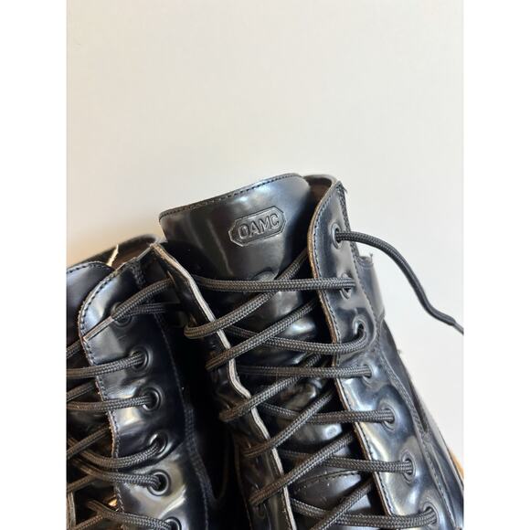 OAMC Over All Master Cloth Mara Chunky Leather Ankle Boot Vibram Sole Men’s 11 - Picture 4 of 11